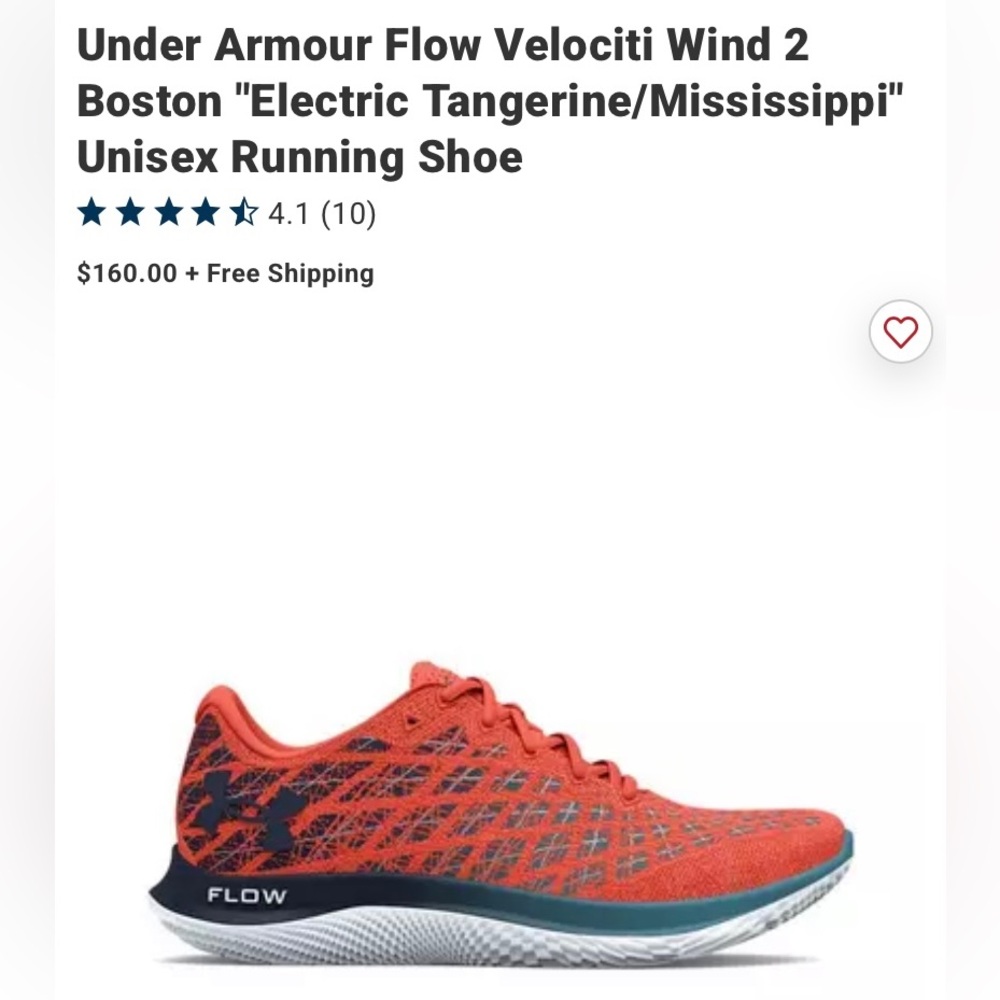 Under Armour Shoes UA Flow Velociti Wind Size 8.5
